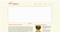 Desktop Screenshot of dinopcatering.com